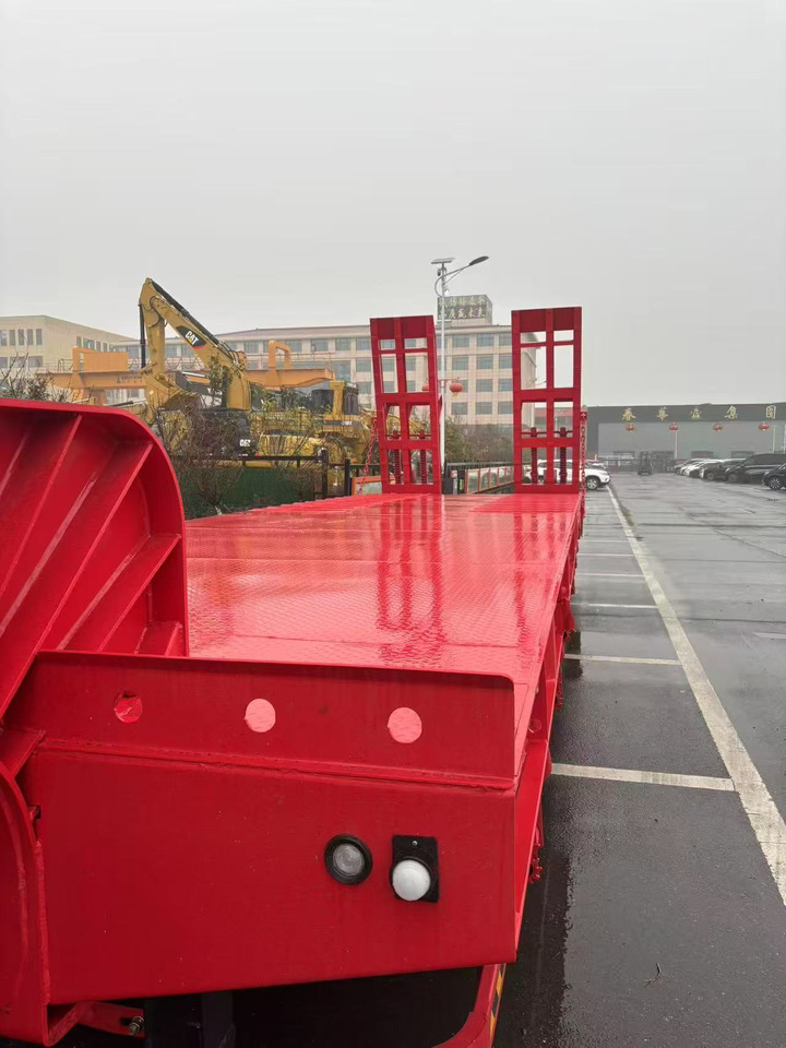 Uus Madal platvormpoolhaagis ZHICHENG Semi Flat Bed Low Bed in New or Used with 3 Axles 4 Axles: pilt 22