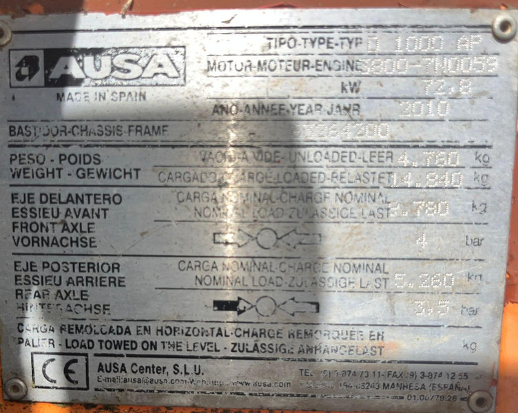 AUSA D1000AP - Kallur: pilt 4 AUSA D1000AP - Kallur: pilt 4