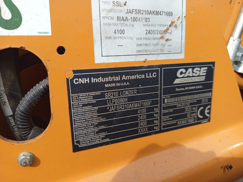Case SR210 - Rataslaadur: pilt 5 Case SR210 - Rataslaadur: pilt 5