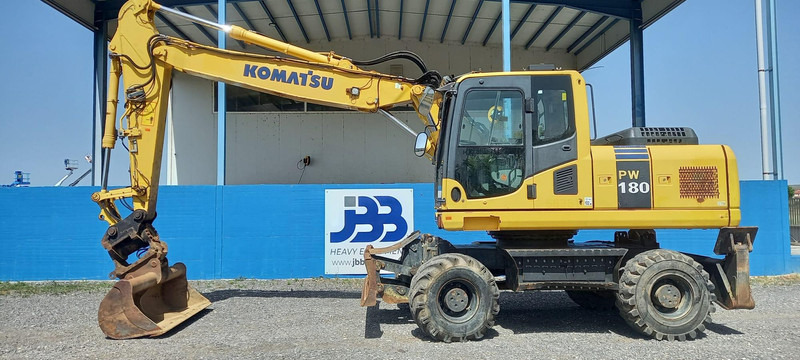 Komatsu PW180-7EO - Ratastel ekskavaator: pilt 1 Komatsu PW180-7EO - Ratastel ekskavaator: pilt 1