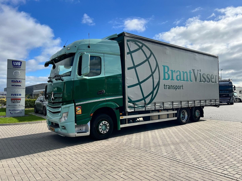 Mercedes-Benz Actros 2745 6x2 bakwagen Schuifzeilen - Tent veoauto: pilt 1 Mercedes-Benz Actros 2745 6x2 bakwagen Schuifzeilen - Tent veoauto: pilt 1