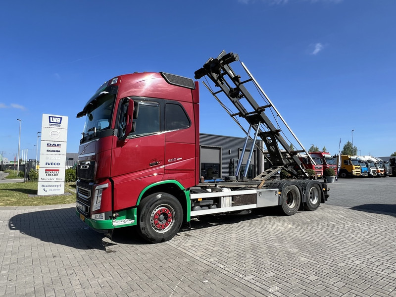 Volvo FH 500 6x2 Containersysteem Globetrotter / 10 Wheels / Cable systeem - Veoauto - kaablisüsteem: pilt 1 Volvo FH 500 6x2 Containersysteem Globetrotter / 10 Wheels / Cable systeem - Veoauto - kaablisüsteem: pilt 1