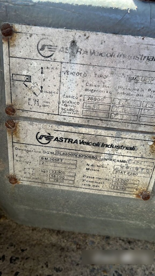 Kallurauto Astra BM 305 FT F1100 6X4 TRAKKER INDUSTRIAL: pilt 8