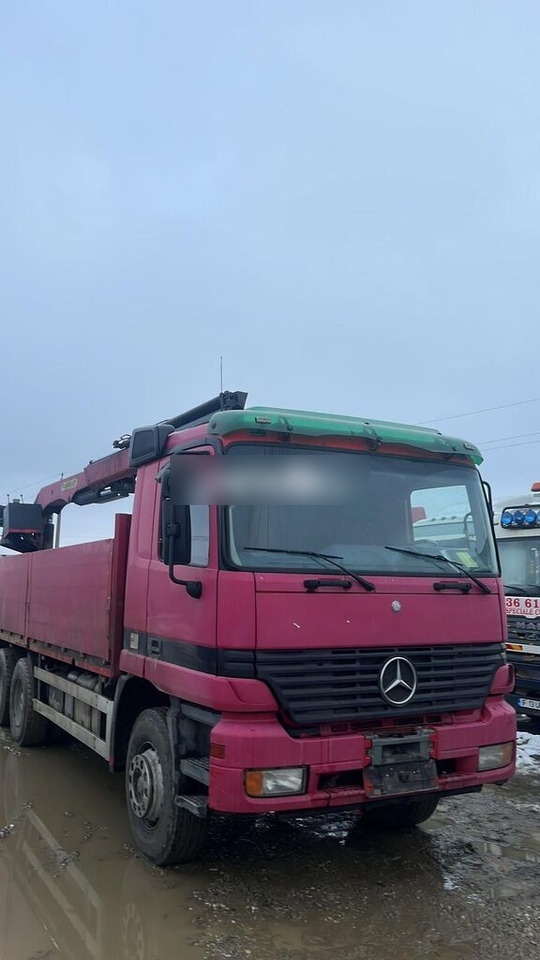 Mercedes-Benz Actros MP1 - Madelveok/ Platvormveok, Kraanaga veoauto: pilt 3 Mercedes-Benz Actros MP1 - Madelveok/ Platvormveok, Kraanaga veoauto: pilt 3