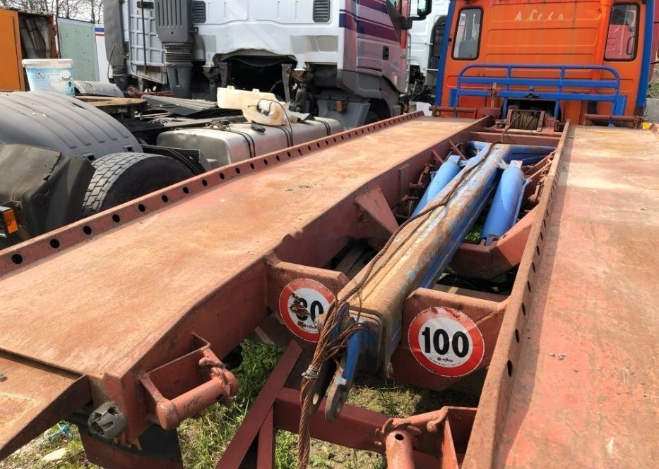 Puksiirauto Platforma transport masini cu troliu , rampe extensibile carlig: pilt 7