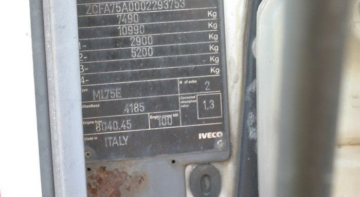 IVECO 8040.45 IVECO EuroCargo 75E14 3.9 TD - Mootor - Veoauto: pilt 2 IVECO 8040.45 IVECO EuroCargo 75E14 3.9 TD - Mootor - Veoauto: pilt 2