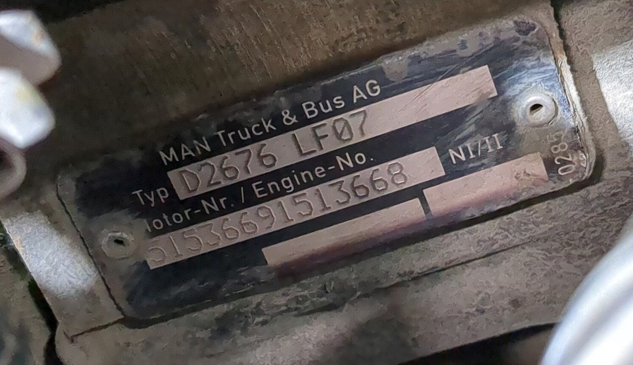 MAN D2676 LF07 MAN TGA, TGS, TGX - Mootor - Veoauto: pilt 2 MAN D2676 LF07 MAN TGA, TGS, TGX - Mootor - Veoauto: pilt 2