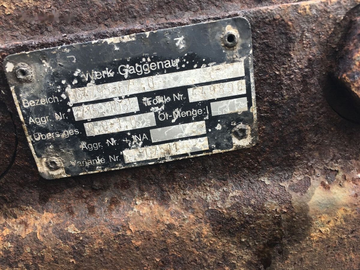 Mercedes-Benz G4/95-6/9.0   Mercedes-Benz - Käigukast - Veoauto: pilt 1 Mercedes-Benz G4/95-6/9.0   Mercedes-Benz - Käigukast - Veoauto: pilt 1