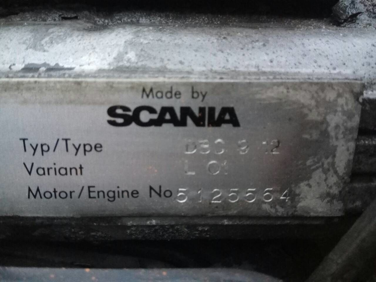 Scania DSC912 L01 Scania 94 - Mootor - Veoauto: pilt 3 Scania DSC912 L01 Scania 94 - Mootor - Veoauto: pilt 3