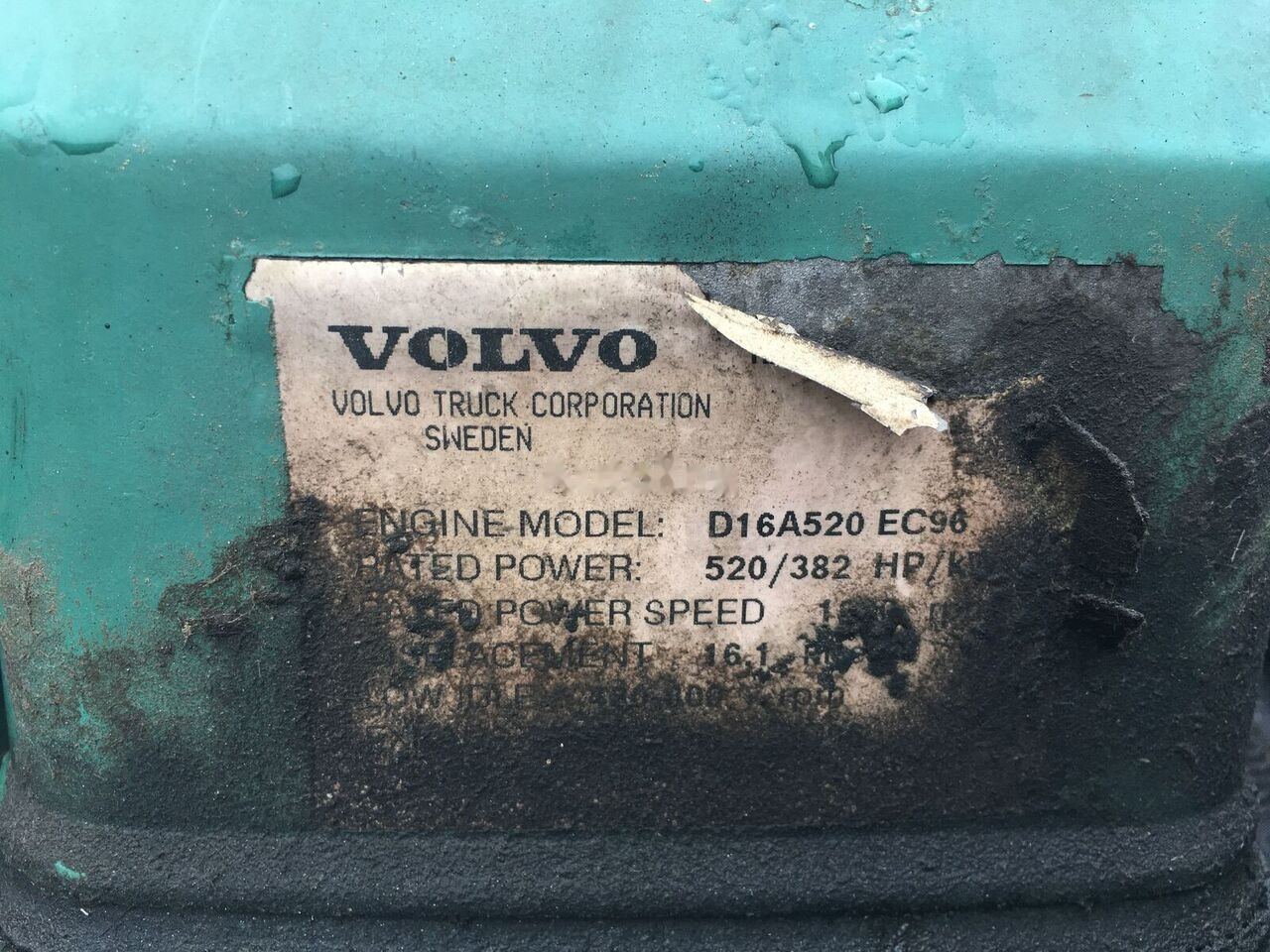Volvo D16A EC96 Volvo FH, PENTA - Mootor - Veoauto: pilt 4 Volvo D16A EC96 Volvo FH, PENTA - Mootor - Veoauto: pilt 4