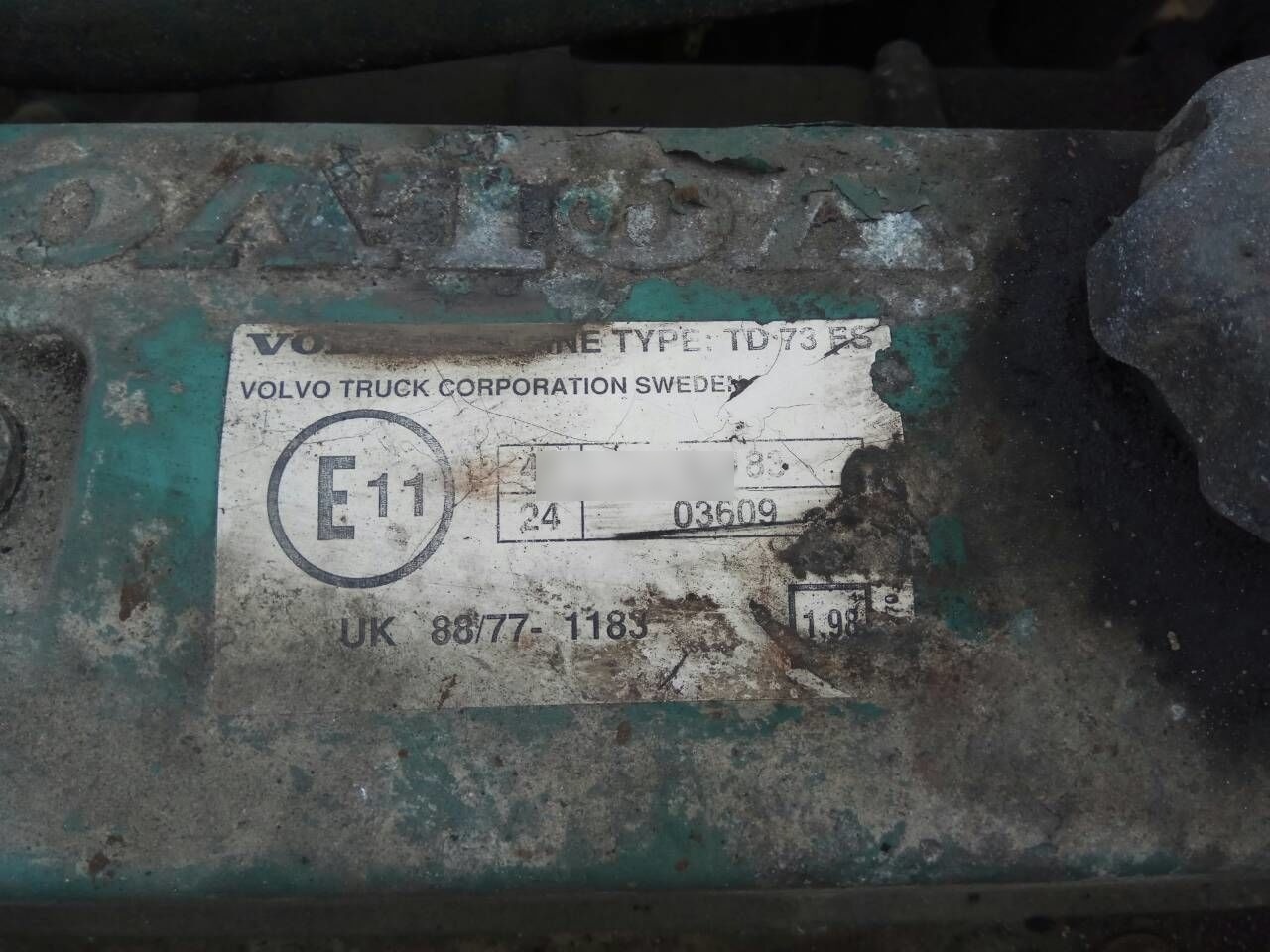 Volvo TD73E Volvo FL7 - Mootor - Veoauto: pilt 5 Volvo TD73E Volvo FL7 - Mootor - Veoauto: pilt 5