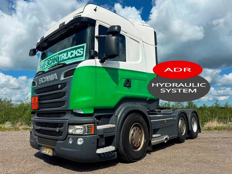 Scania R520 V8 ADR fuel transport. Twensteer. Air / Air suspension. V8 engine. Hydr. system - Sadulveok: pilt 2 Scania R520 V8 ADR fuel transport. Twensteer. Air / Air suspension. V8 engine. Hydr. system - Sadulveok: pilt 2