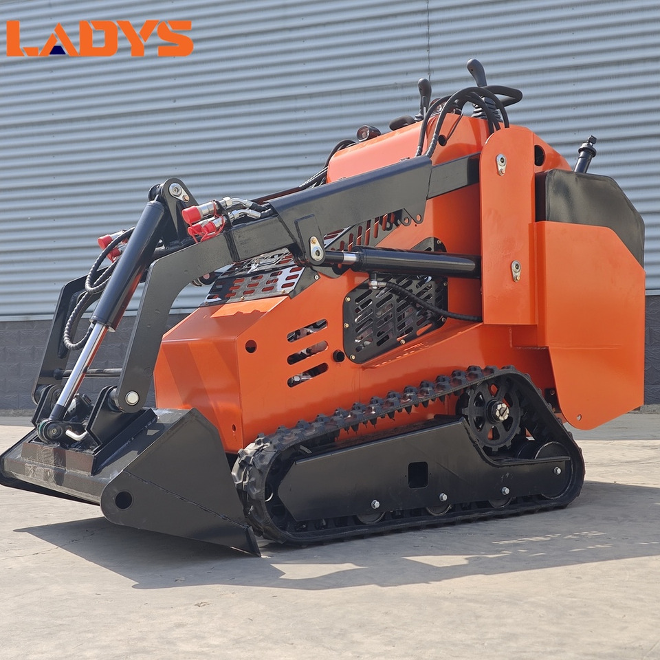 LADYS Free Shipping Mini Skid Steer Loader Compact Track Electric/Diesel Chinese Mini Skid Steer Loader For Sale With Mini Skid Steer Attachments 4 In 1 Bucket - Kompaktlaadur: pilt 4 LADYS Free Shipping Mini Skid Steer Loader Compact Track Electric/Diesel Chinese Mini Skid Steer Loader For Sale With Mini Skid Steer Attachments 4 In 1 Bucket - Kompaktlaadur: pilt 4