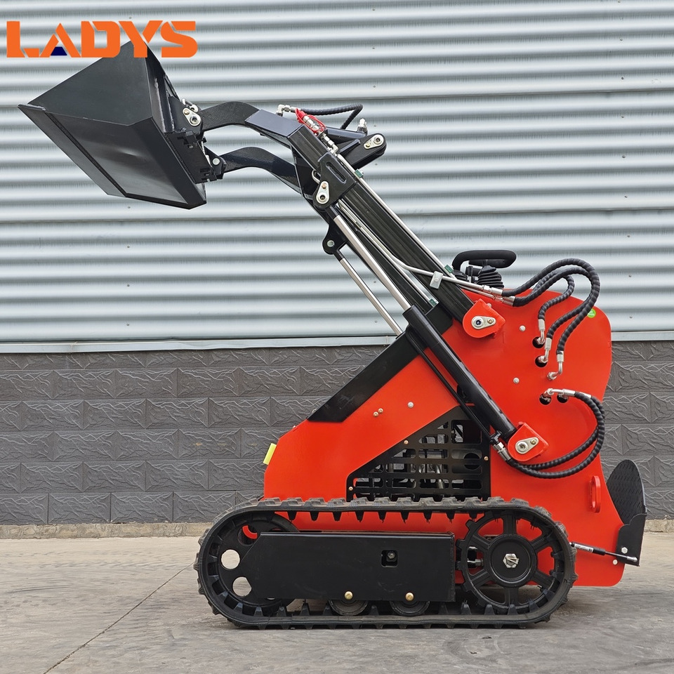 LADYS Free Shipping Mini Skid Steer Loader Compact Track Electric/Diesel Chinese Mini Skid Steer Loader For Sale With Mini Skid Steer Attachments 4 In 1 Bucket - Kompaktlaadur: pilt 3 LADYS Free Shipping Mini Skid Steer Loader Compact Track Electric/Diesel Chinese Mini Skid Steer Loader For Sale With Mini Skid Steer Attachments 4 In 1 Bucket - Kompaktlaadur: pilt 3