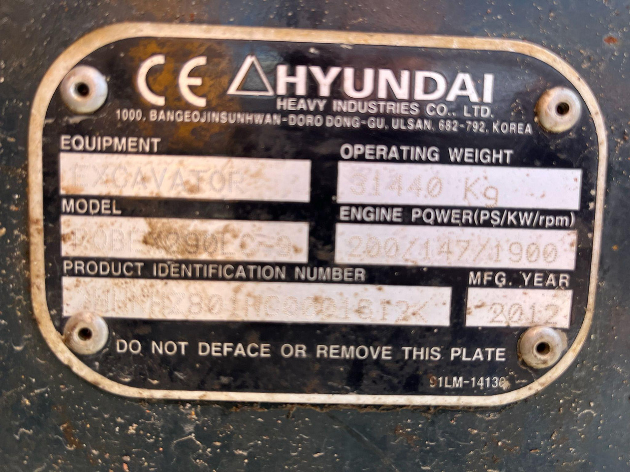 Lintekskavaator Hyundai Robex 290-9: pilt 28