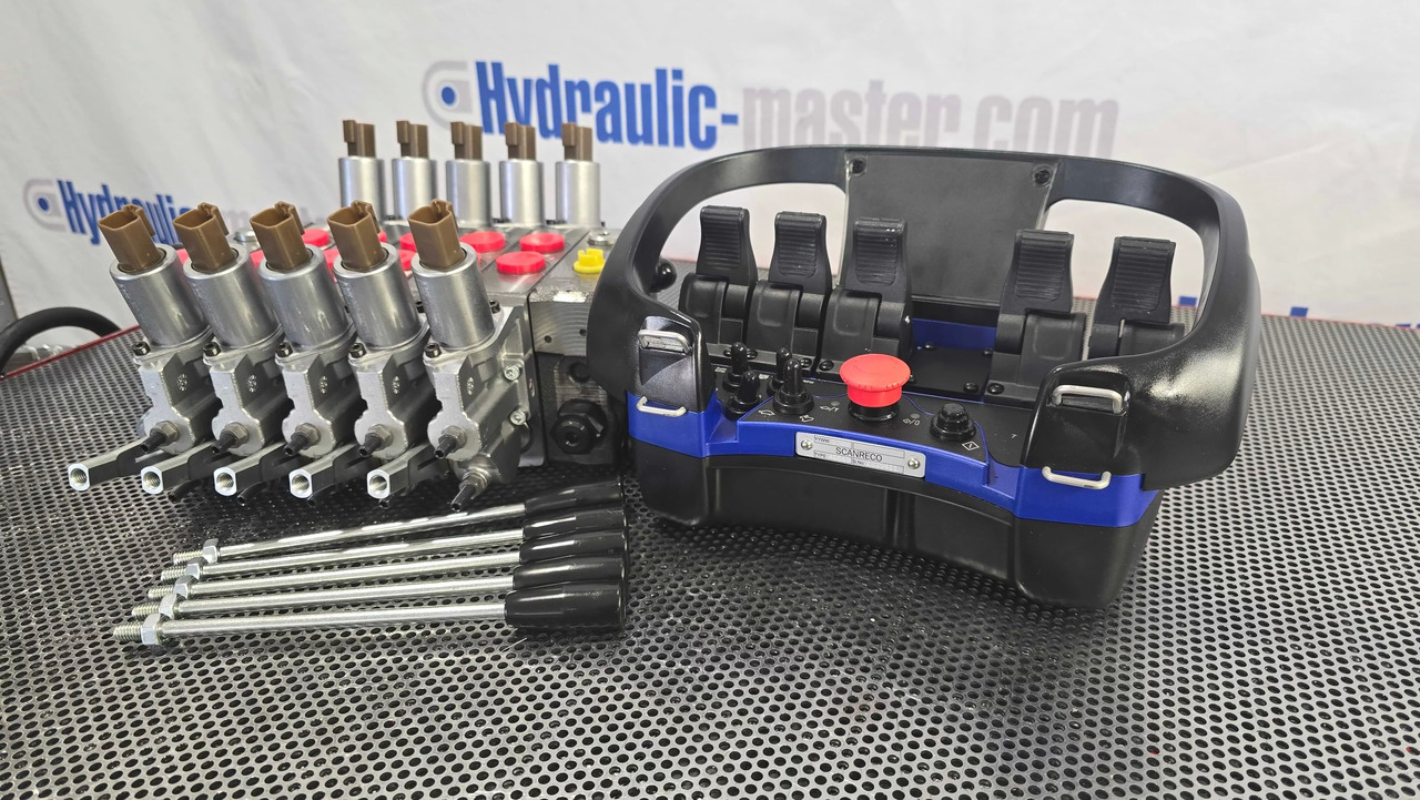 Container Side Lifter Sidelifter 5 sections valve with Radio Remote Scanreco - Prügiauto: pilt 5 Container Side Lifter Sidelifter 5 sections valve with Radio Remote Scanreco - Prügiauto: pilt 5