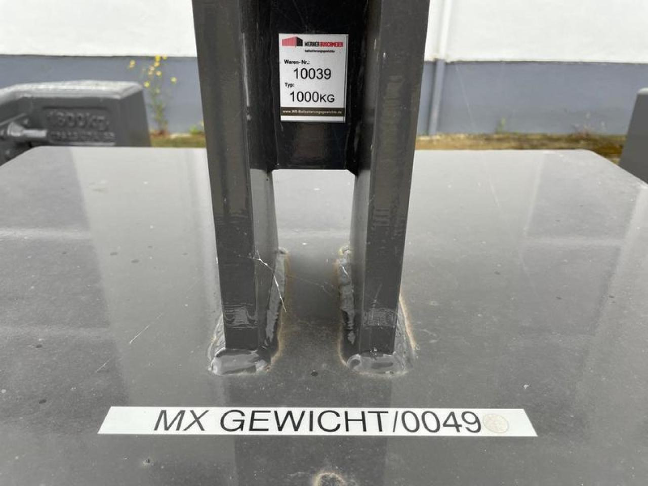 1000KG BUSCHMEIER FRONTGEWICHT - Vastukaal: pilt 4 1000KG BUSCHMEIER FRONTGEWICHT - Vastukaal: pilt 4