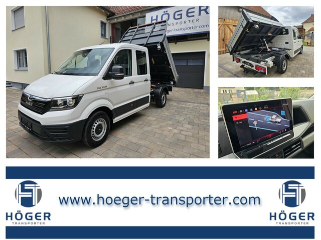 MAN TGE 3.140 Doka L3 Dreiseitenkipper Facelift... - Tarbesõiduk kallur, Meeskonnaauto: pilt 1 MAN TGE 3.140 Doka L3 Dreiseitenkipper Facelift... - Tarbesõiduk kallur, Meeskonnaauto: pilt 1