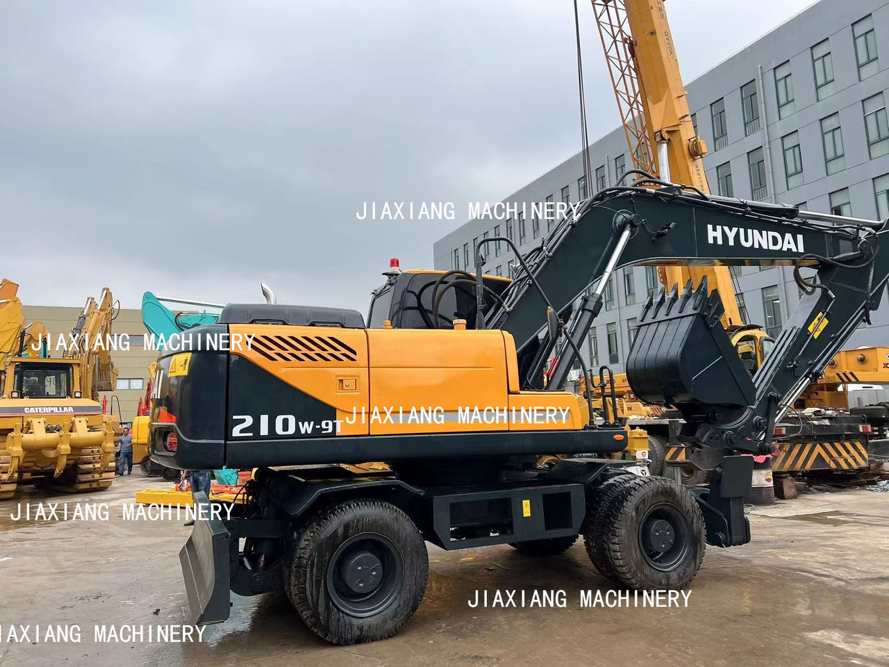 Hyundai 210w-9 wheel excavator - Ratastel ekskavaator: pilt 3 Hyundai 210w-9 wheel excavator - Ratastel ekskavaator: pilt 3
