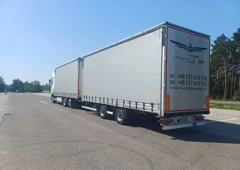 DAF XF 480 SUPER SPACE CAB / ZESTAW TANDEM PRZEJAZDOWY 120 M3 / SSC / ACC /EURO 6 - Tent veoauto, Tenthaagis: pilt 3 DAF XF 480 SUPER SPACE CAB / ZESTAW TANDEM PRZEJAZDOWY 120 M3 / SSC / ACC /EURO 6 - Tent veoauto, Tenthaagis: pilt 3