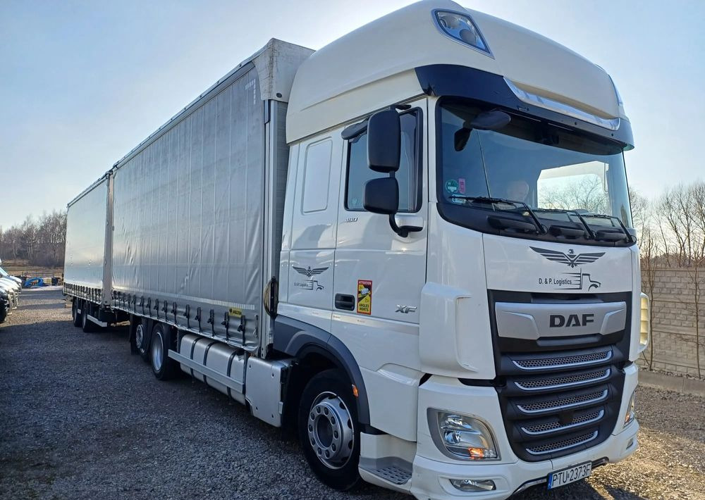 Tent veoauto DAF XF 480 SUPER SPACE CAB / ZESTAW TANDEM PRZEJAZDOWY 120m3: pilt 6