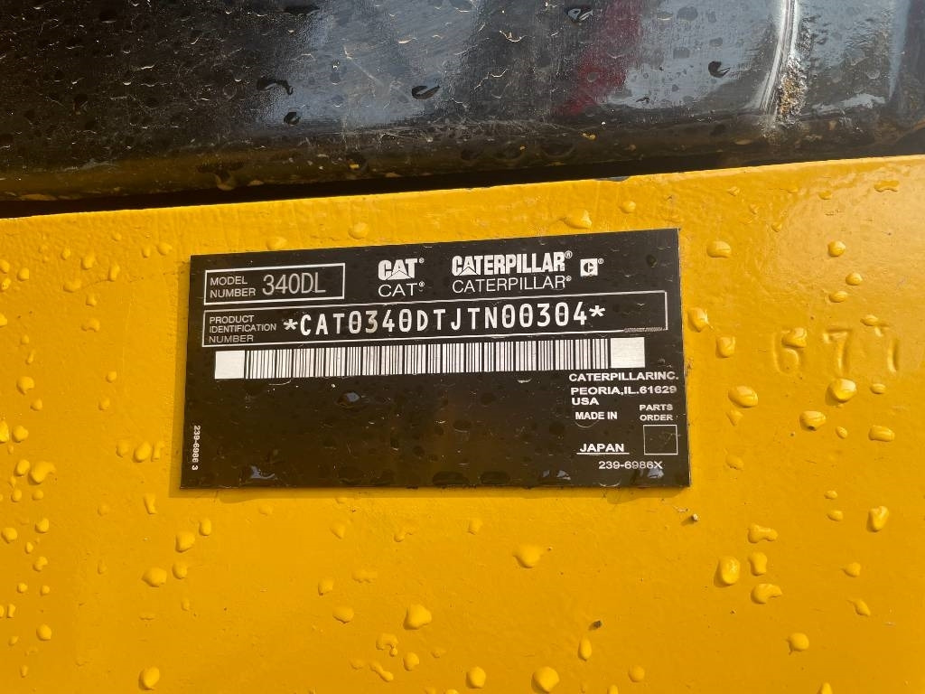 CAT 340 D L - Lintekskavaator: pilt 3 CAT 340 D L - Lintekskavaator: pilt 3