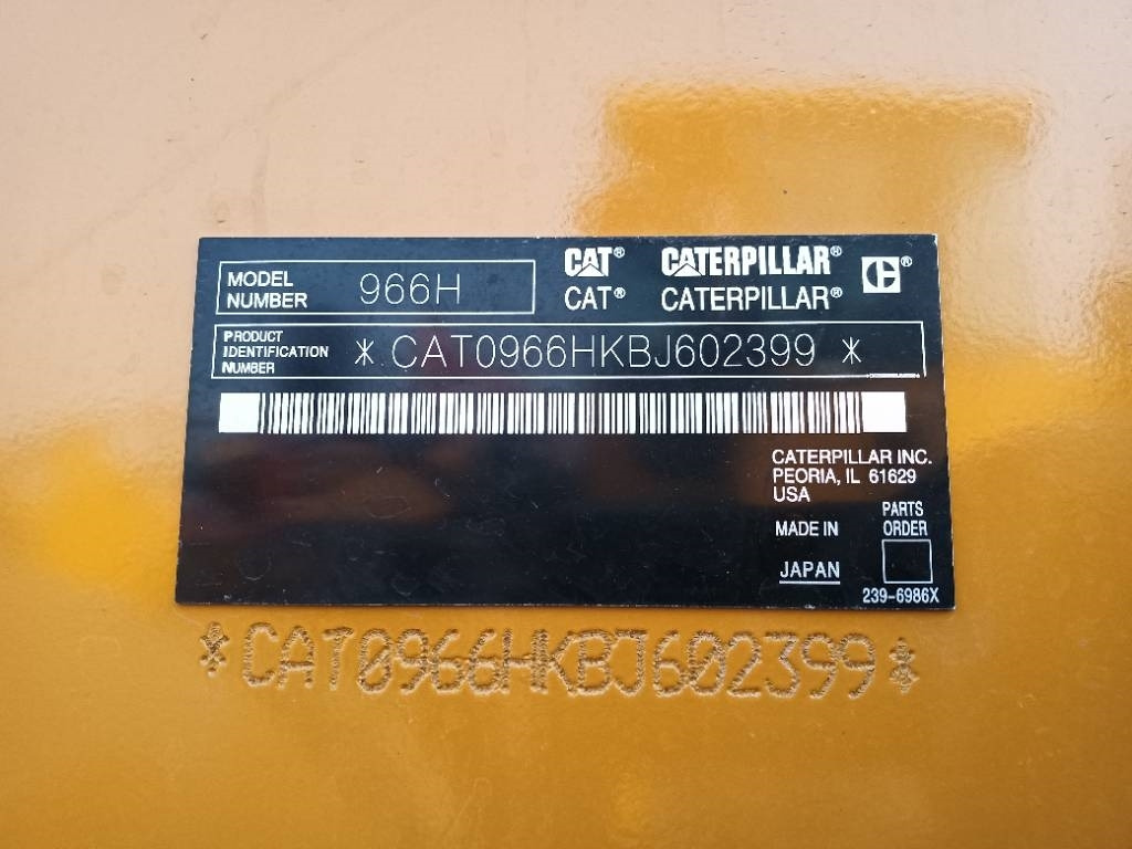 CAT 966 H - Rataslaadur: pilt 2 CAT 966 H - Rataslaadur: pilt 2