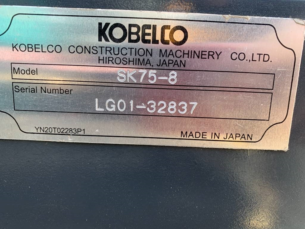Kobelco SK 75 - Lintekskavaator: pilt 5 Kobelco SK 75 - Lintekskavaator: pilt 5