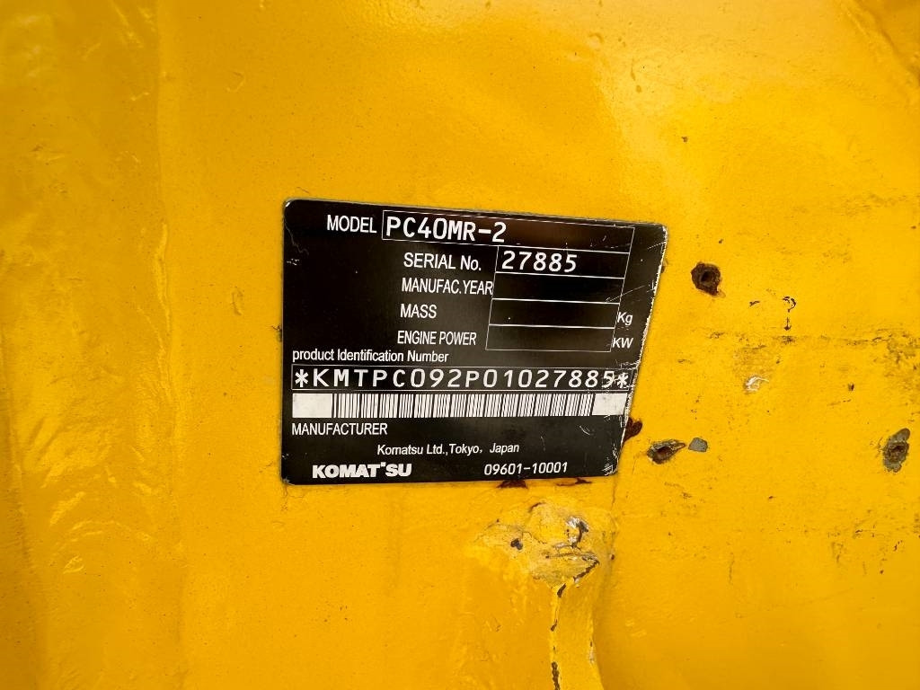 Komatsu 40 MR - Lintekskavaator: pilt 3 Komatsu 40 MR - Lintekskavaator: pilt 3