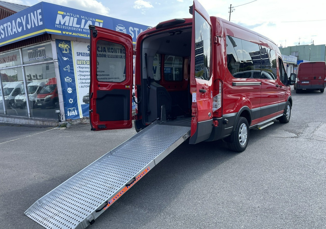 Auto Ford Transit VIII Transit przewozu Niepełnosprawnych 2 wózki inwalida rampa 2021 PFRON: pilt 19