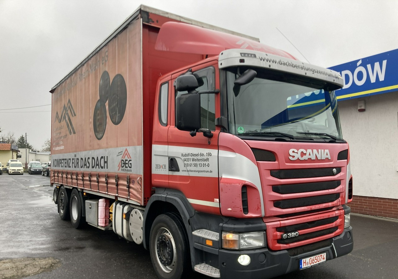 Inna Inny Scania G320 Wózek PALFINGER Firanka Plandeka plandeka Moffett - Tent veoauto: pilt 1 Inna Inny Scania G320 Wózek PALFINGER Firanka Plandeka plandeka Moffett - Tent veoauto: pilt 1