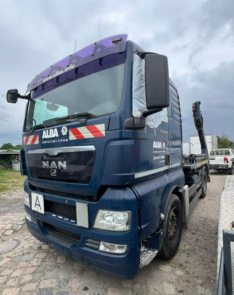 MAN Inny MAN Man TGX 18.400 Bramowiec hakowiec Meiler Model 2012 - Nöörtõstukiga veoauto: pilt 1 MAN Inny MAN Man TGX 18.400 Bramowiec hakowiec Meiler Model 2012 - Nöörtõstukiga veoauto: pilt 1
