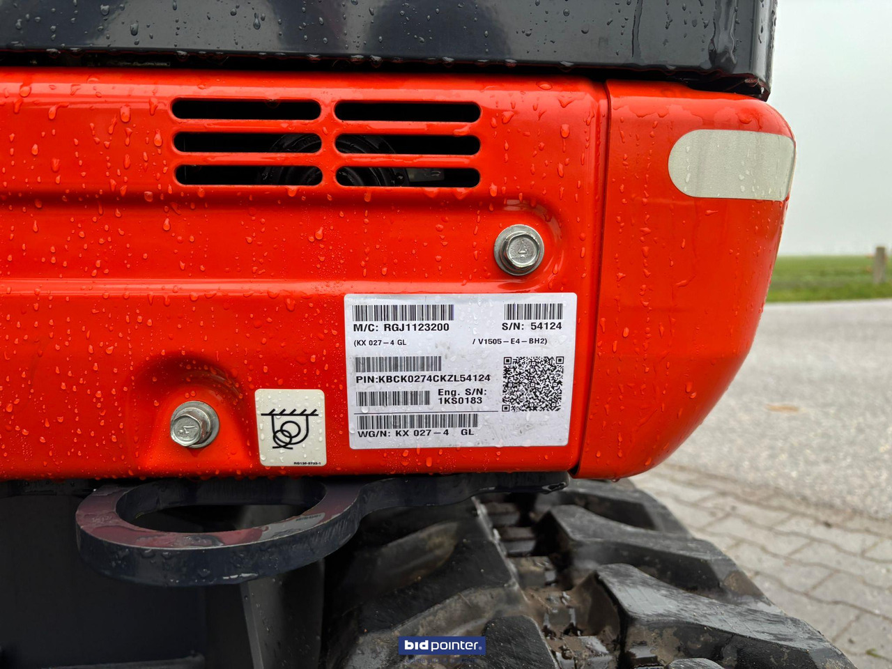 Miniekskavaator Kubota KX 027 - 4 GL  minigraver: pilt 9
