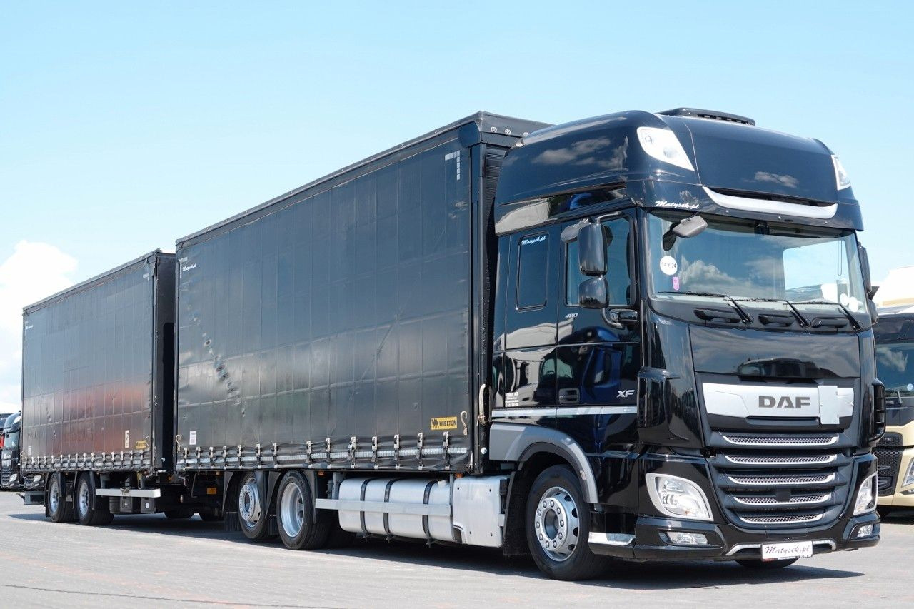 DAF XF 480 / ZESTAW TANDEM / 120 M3 / PRZEJAZDOWY / - Tent veoauto: pilt 1 DAF XF 480 / ZESTAW TANDEM / 120 M3 / PRZEJAZDOWY / - Tent veoauto: pilt 1