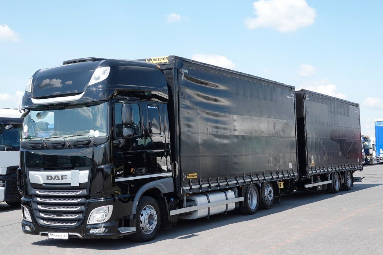 DAF XF 480 / ZESTAW TANDEM / 120 M3 / PRZEJAZDOWY / - Tent veoauto: pilt 3 DAF XF 480 / ZESTAW TANDEM / 120 M3 / PRZEJAZDOWY / - Tent veoauto: pilt 3
