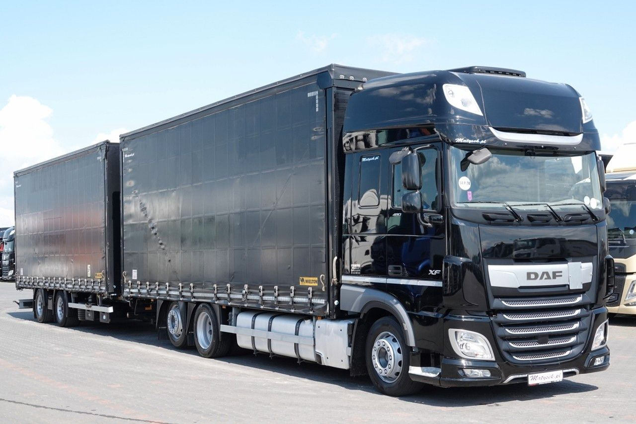 DAF XF 480 / ZESTAW TANDEM / 120 M3 / PRZEJAZDOWY / - Tent veoauto: pilt 2 DAF XF 480 / ZESTAW TANDEM / 120 M3 / PRZEJAZDOWY / - Tent veoauto: pilt 2