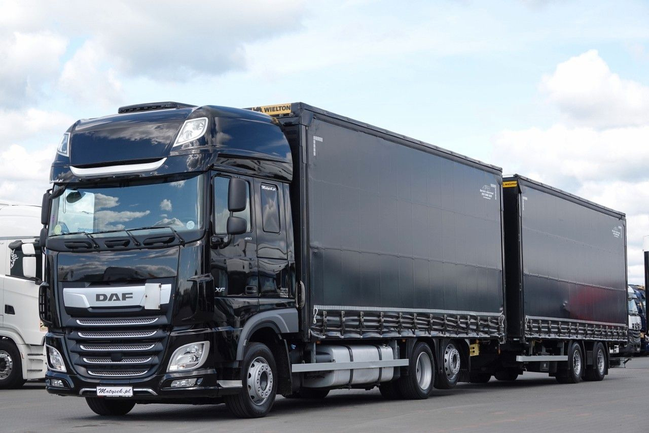 DAF XF 480 / ZESTAW TANDEM / 120 M3 / PRZEJAZDOWY / - Tent veoauto: pilt 1 DAF XF 480 / ZESTAW TANDEM / 120 M3 / PRZEJAZDOWY / - Tent veoauto: pilt 1