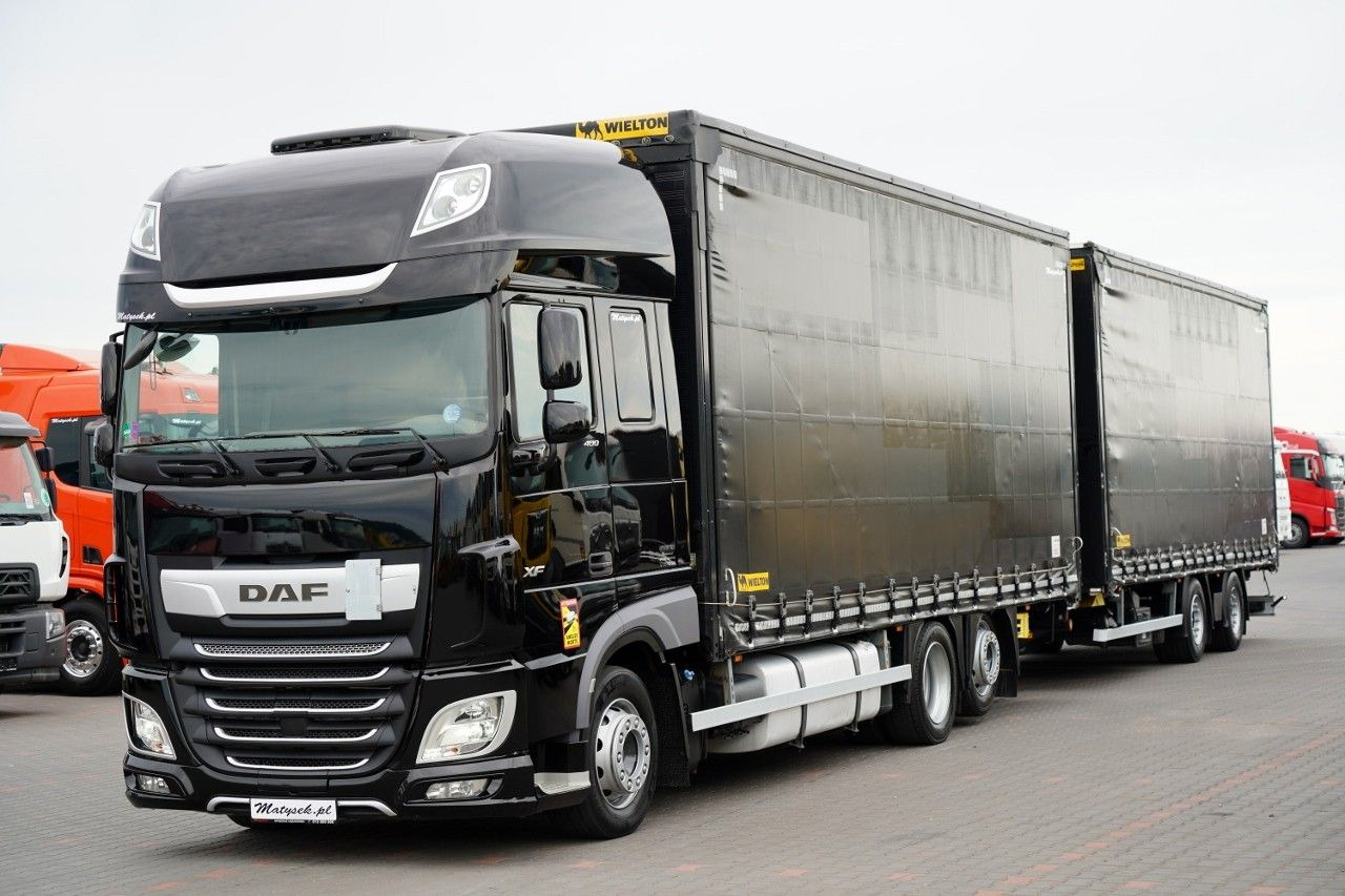 DAF XF 480 / ZESTAW TANDEM / 120 M3 / PRZEJAZDOWY / - Tent veoauto: pilt 2 DAF XF 480 / ZESTAW TANDEM / 120 M3 / PRZEJAZDOWY / - Tent veoauto: pilt 2