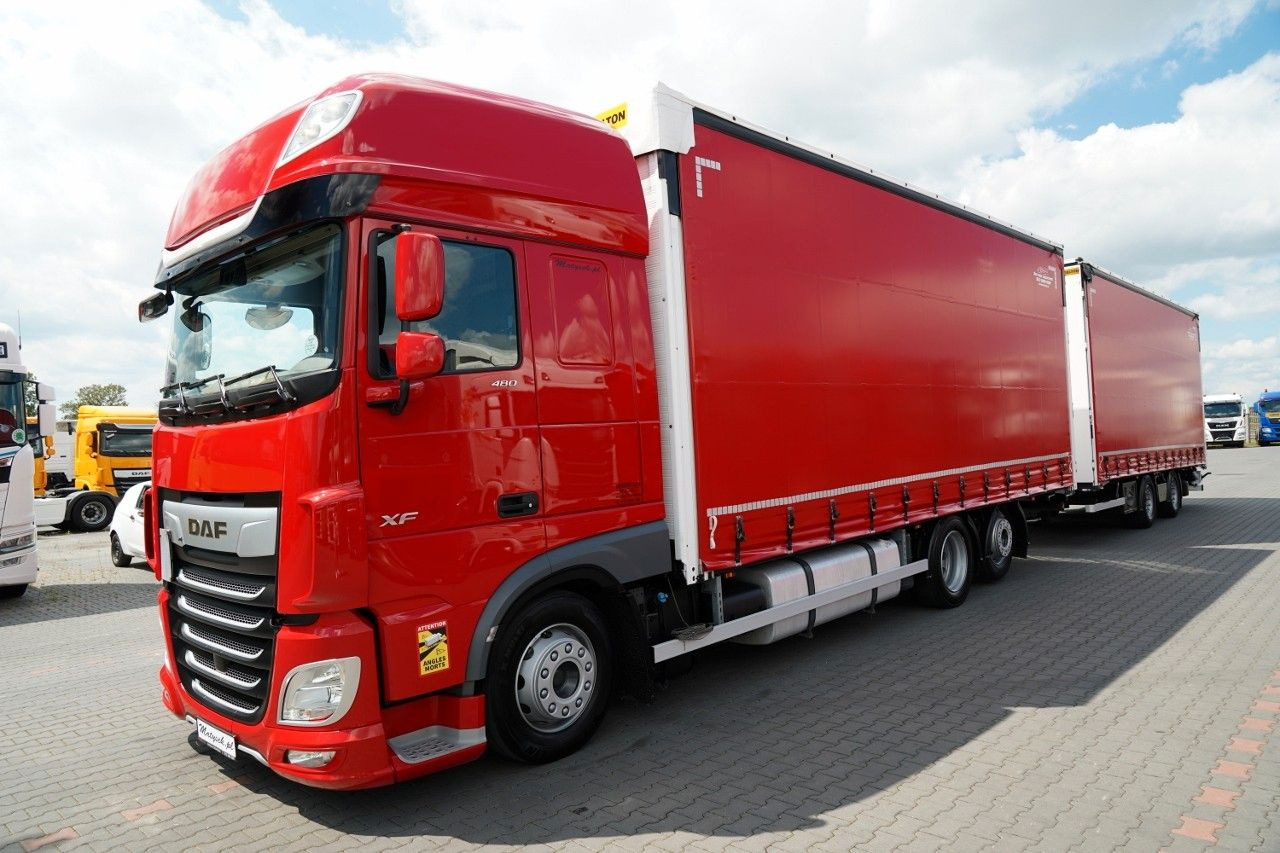 DAF XF 480 / ZESTAW TANDEM 120 M3 / PRZEJAZDOWY / WI - Tent veoauto: pilt 2 DAF XF 480 / ZESTAW TANDEM 120 M3 / PRZEJAZDOWY / WI - Tent veoauto: pilt 2