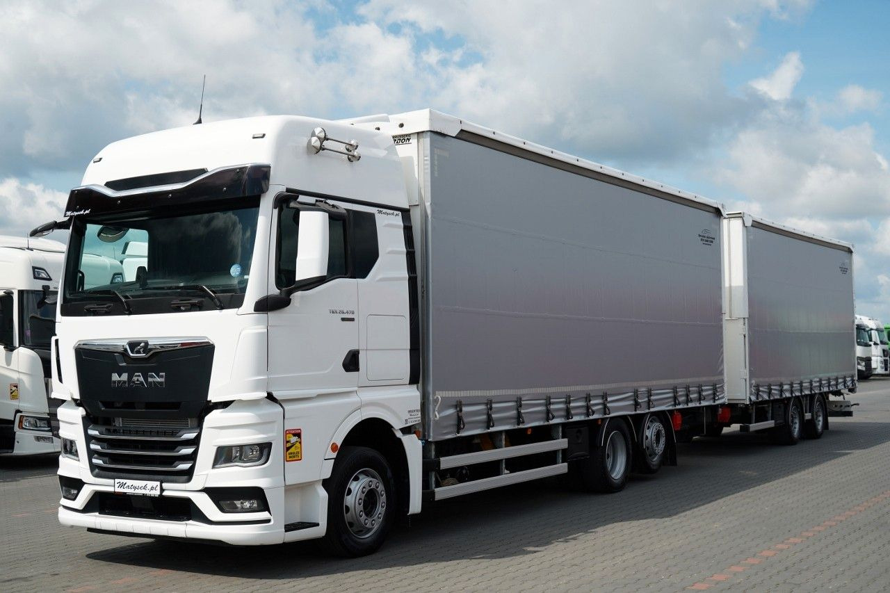 MAN TGX 26.470 / ZESTAW TANDEM 120 M3 / PRZEJAZDOWY - Tent veoauto: pilt 1 MAN TGX 26.470 / ZESTAW TANDEM 120 M3 / PRZEJAZDOWY - Tent veoauto: pilt 1