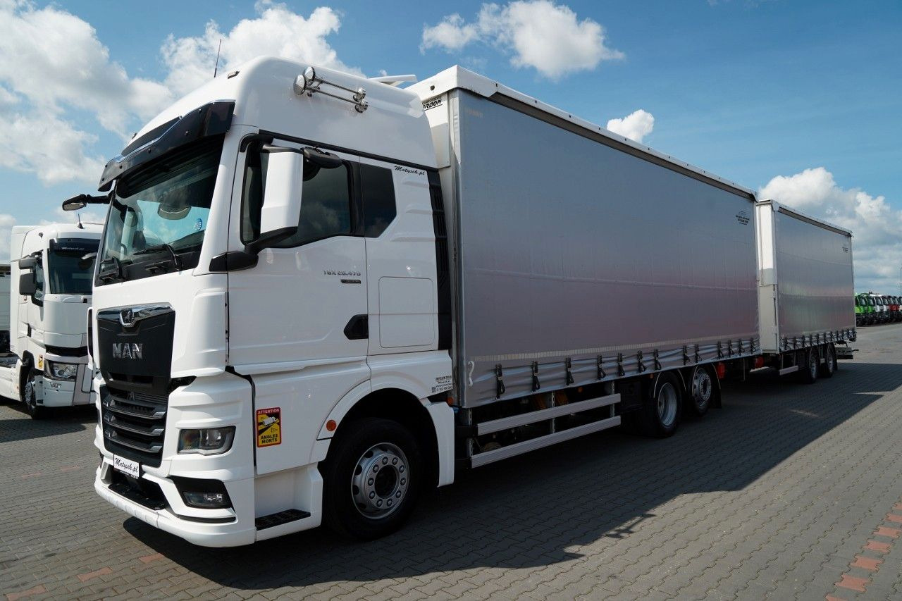 MAN TGX 26.470 / ZESTAW TANDEM 120 M3 / PRZEJAZDOWY - Tent veoauto: pilt 2 MAN TGX 26.470 / ZESTAW TANDEM 120 M3 / PRZEJAZDOWY - Tent veoauto: pilt 2