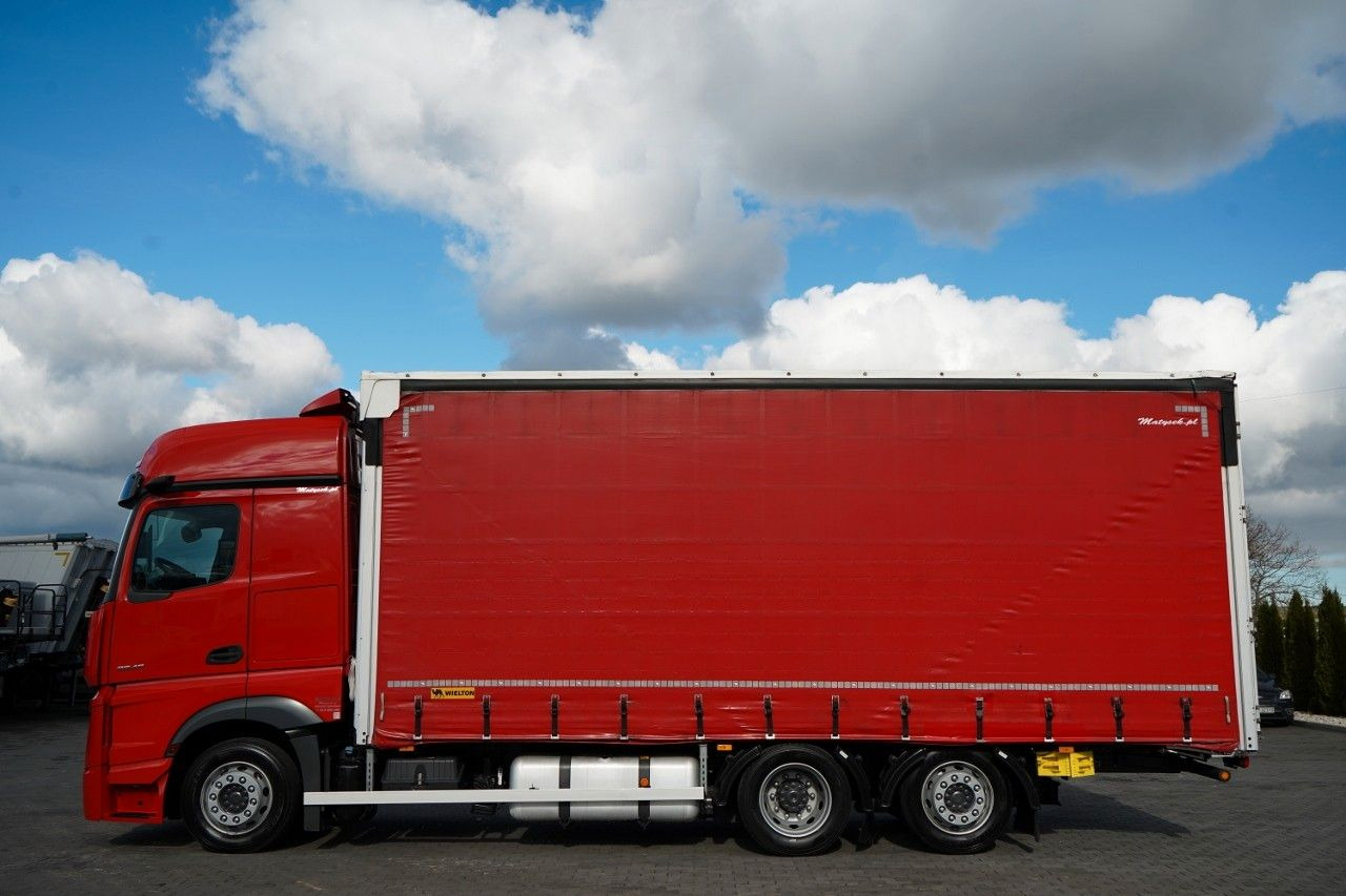 Mercedes-Benz ACTROS 2545 / SOLÓWKA / 6x2 / OŚ PODNOSZONA / B - Tent veoauto: pilt 2 Mercedes-Benz ACTROS 2545 / SOLÓWKA / 6x2 / OŚ PODNOSZONA / B - Tent veoauto: pilt 2