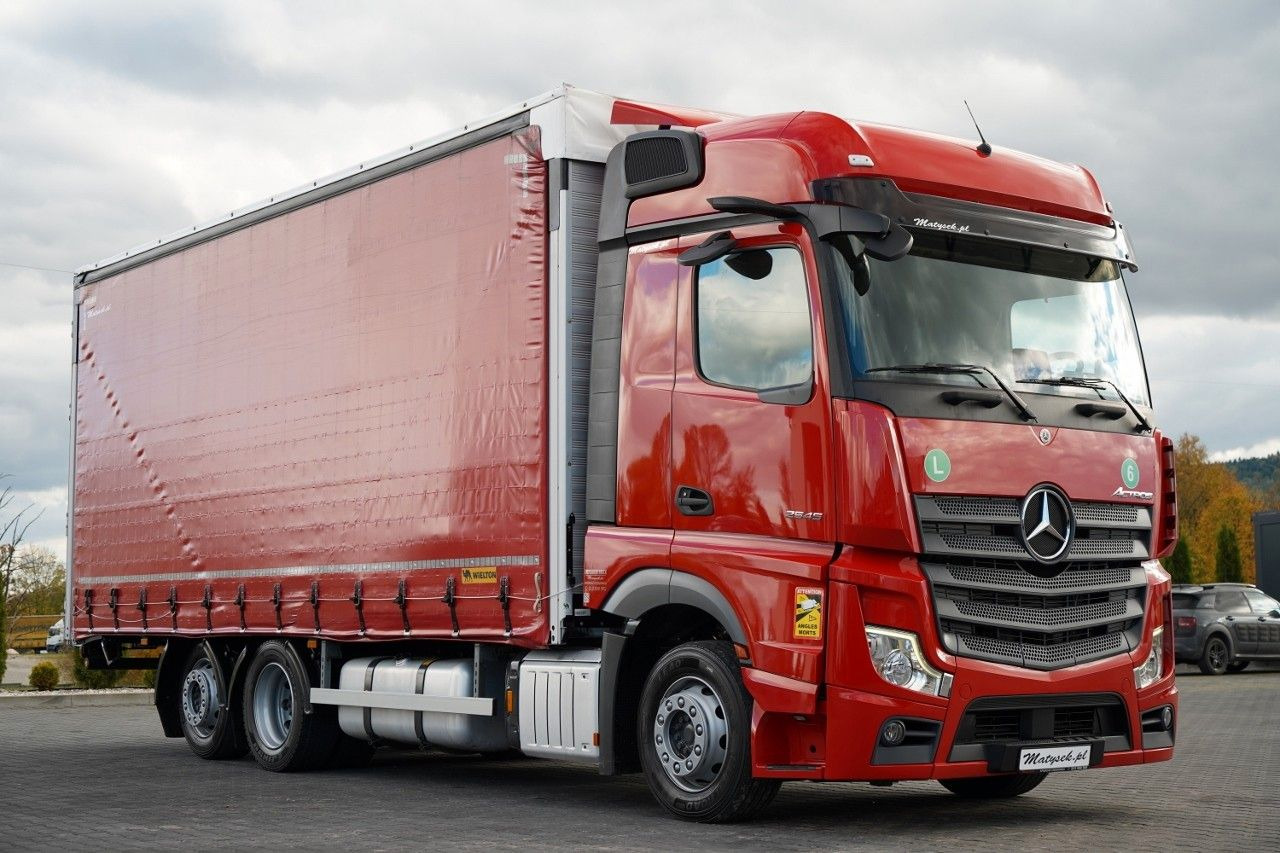 Mercedes-Benz ACTROS 2545 / SOLÓWKA / 6x2 / OŚ PODNOSZONA / B - Tent veoauto: pilt 5 Mercedes-Benz ACTROS 2545 / SOLÓWKA / 6x2 / OŚ PODNOSZONA / B - Tent veoauto: pilt 5
