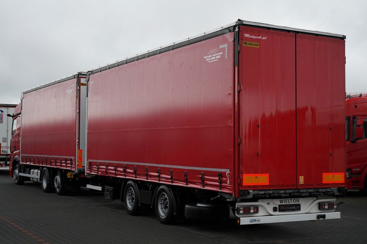 Mercedes-Benz ACTROS 2545 / ZESTAW TANDEM 120 M3 / PRZEJAZDOWY - Tent veoauto: pilt 2 Mercedes-Benz ACTROS 2545 / ZESTAW TANDEM 120 M3 / PRZEJAZDOWY - Tent veoauto: pilt 2