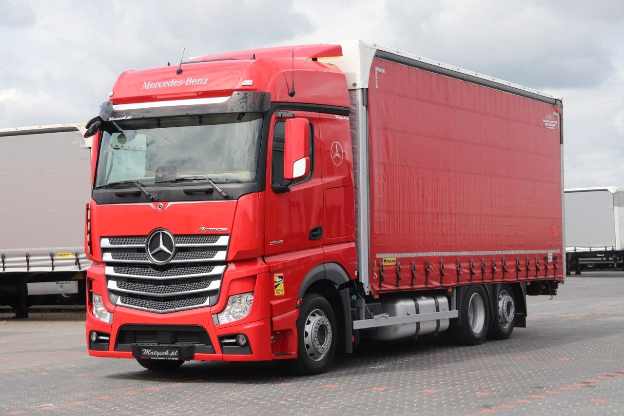 Mercedes-Benz ACTROS 2548 / ZESTAW TANDEM 120 M3 / PRZEJAZDOWY - Tent veoauto: pilt 1 Mercedes-Benz ACTROS 2548 / ZESTAW TANDEM 120 M3 / PRZEJAZDOWY - Tent veoauto: pilt 1