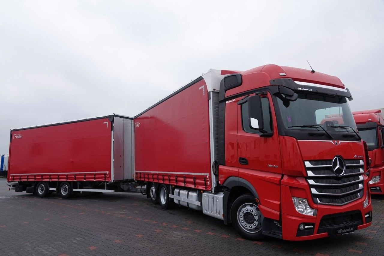 Mercedes-Benz ACTROS 2548 / ZESTAW TANDEM 120 M3 / PRZEJAZDOWY - Tent veoauto: pilt 4 Mercedes-Benz ACTROS 2548 / ZESTAW TANDEM 120 M3 / PRZEJAZDOWY - Tent veoauto: pilt 4