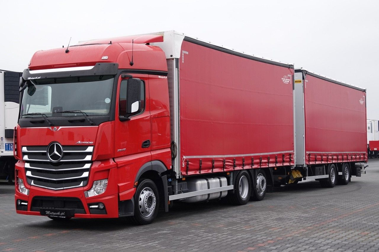 Mercedes-Benz ACTROS 2548 / ZESTAW TANDEM 120 M3 / PRZEJAZDOWY - Tent veoauto: pilt 5 Mercedes-Benz ACTROS 2548 / ZESTAW TANDEM 120 M3 / PRZEJAZDOWY - Tent veoauto: pilt 5