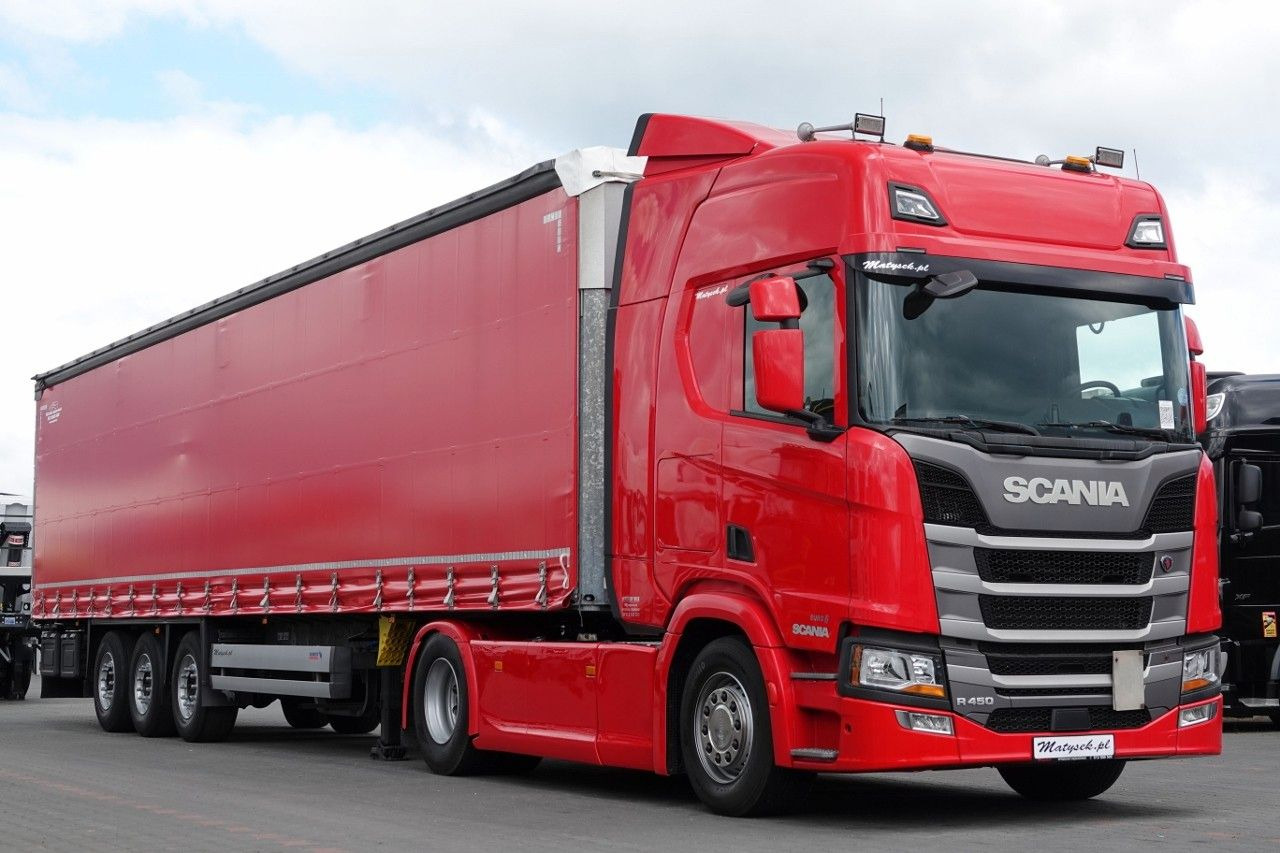 Scania R 450 / OPONY 100% / 2021 ROK / ZESTAW / FIRANKA - Sadulveok: pilt 4 Scania R 450 / OPONY 100% / 2021 ROK / ZESTAW / FIRANKA - Sadulveok: pilt 4