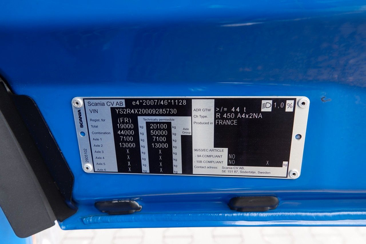 Sadulveok Scania R 450 / RETARDER / HYDRAULIKA / ADR AT / I-PARK: pilt 18