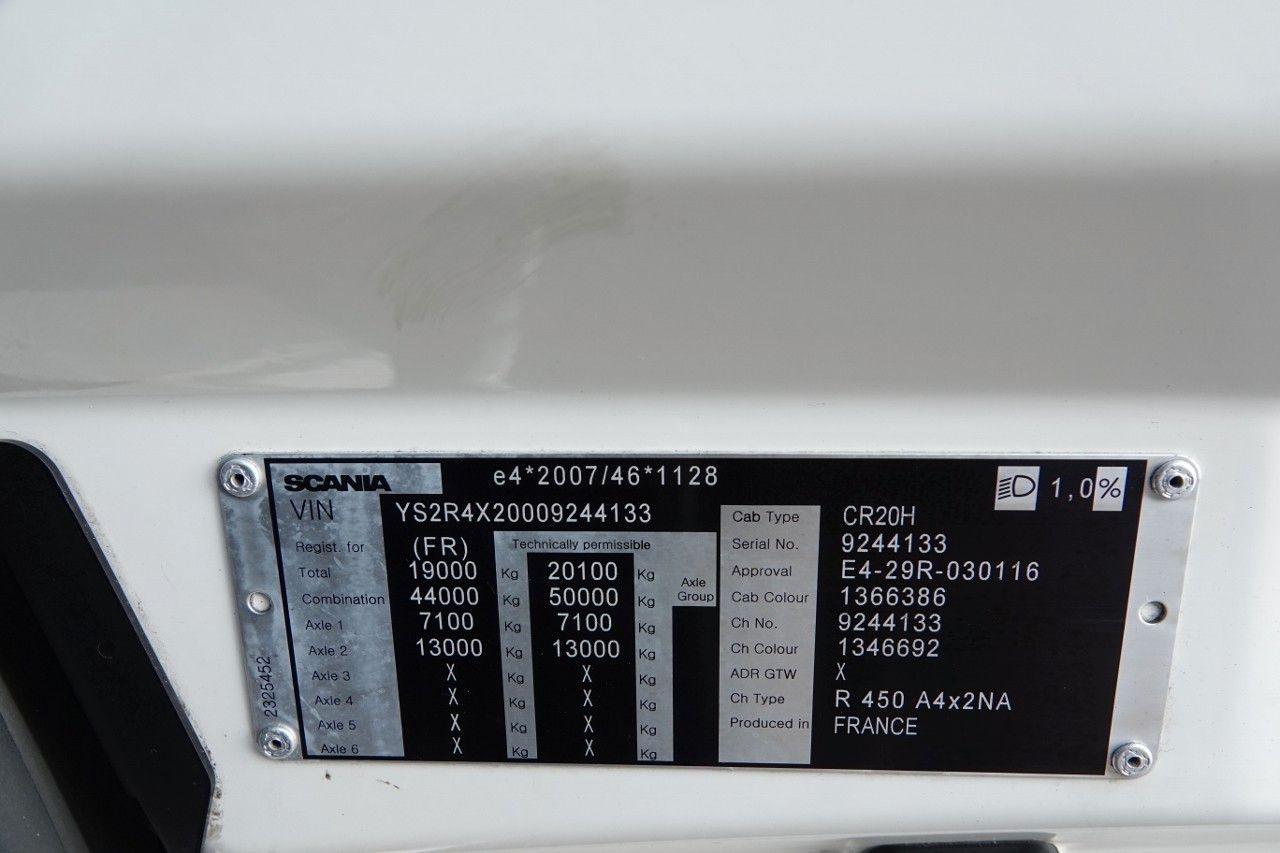 Sadulveok Scania R 450 / RETARDER / I-PARK COOL / OPONY 100 % / P: pilt 18
